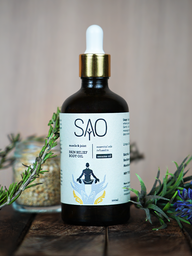 Muscle & Joint Pain Relief Oil (infused with essential oils)