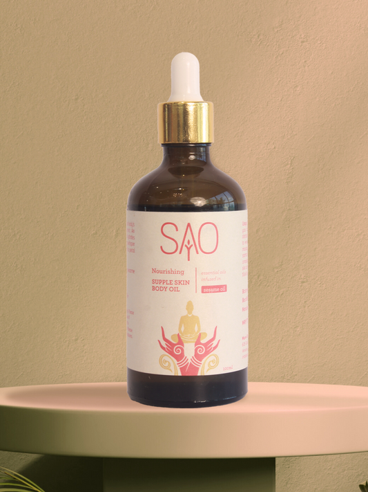 Nourishing Supple Skin Body Oil (Essential Oils Infused In Sesame)